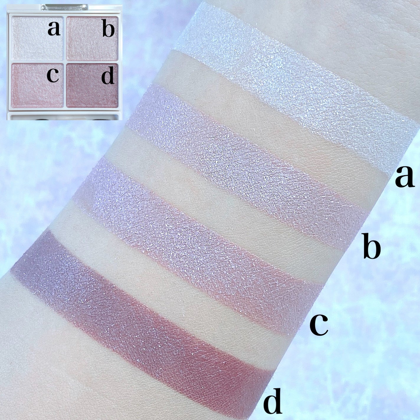 シルキースフレアイズ/キャンメイク/アイシャドウパレットを使ったクチコミ(5枚目)