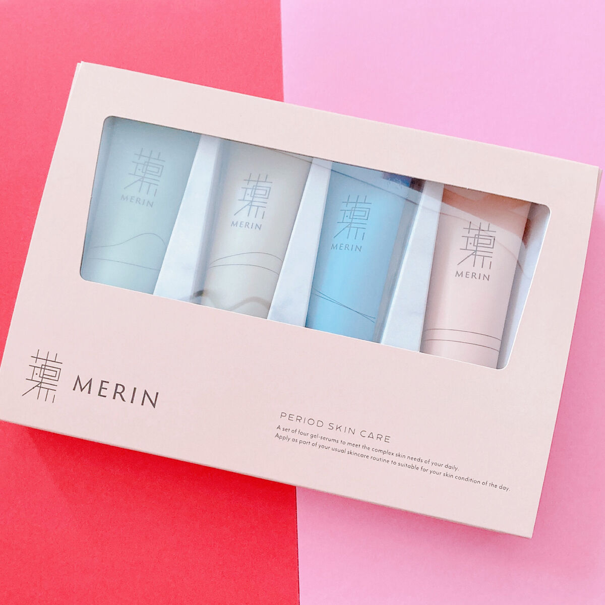 ピリオドスキンケア 美容ジェルクリーム マンスリーセット /MERIN/スキンケアキットを使ったクチコミ（2枚目）