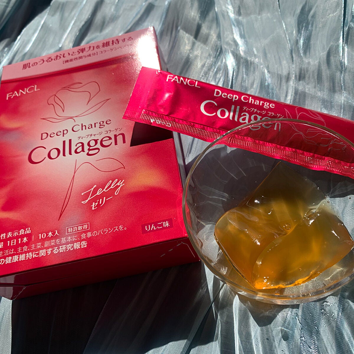 ディープチャージ コラーゲン スティックゼリー/ファンケル/美容サプリメントを使ったクチコミ(3枚目)