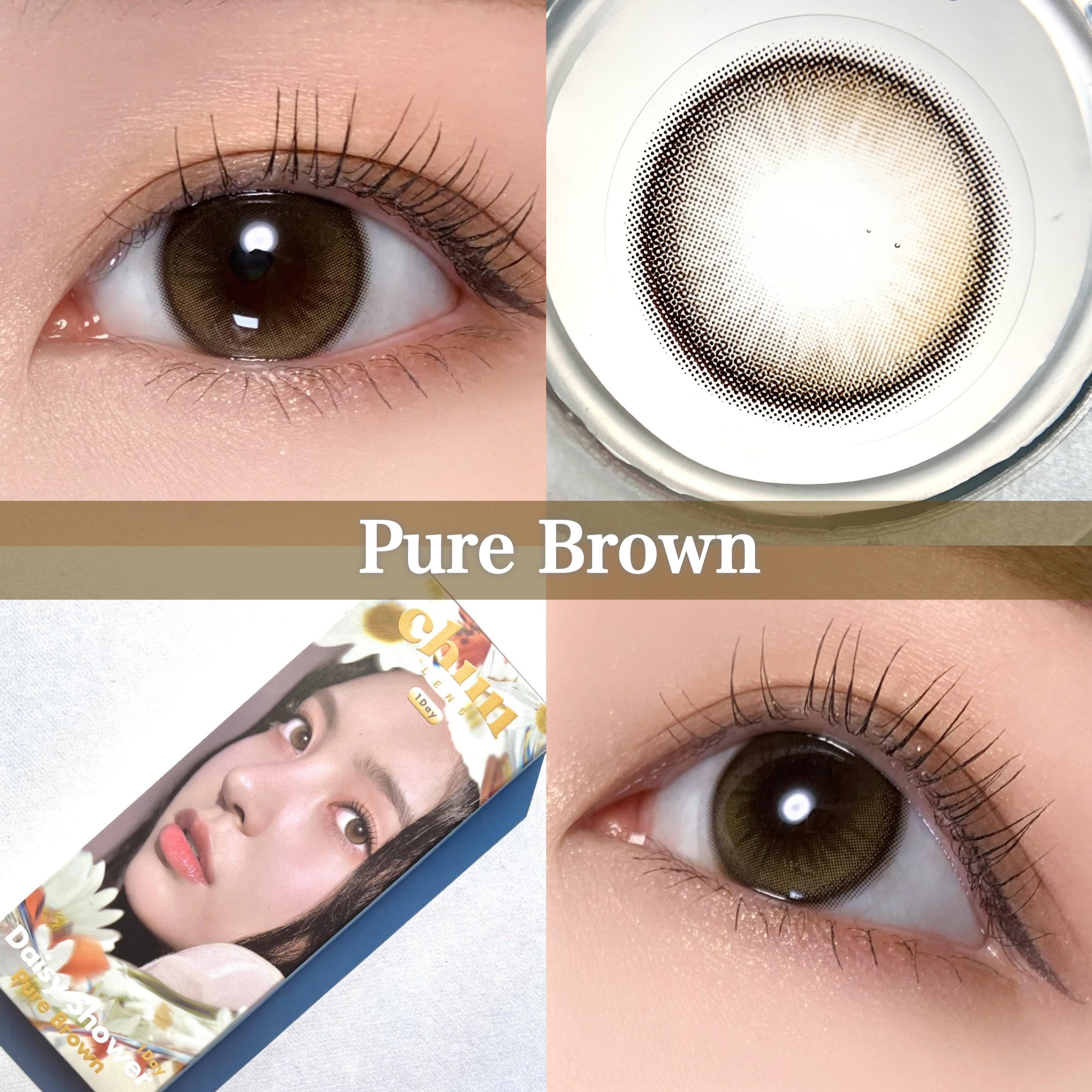 Daisy Shower 1Day/chuu LENS/ワンデー（１DAY）カラコンを使ったクチコミ（2枚目）