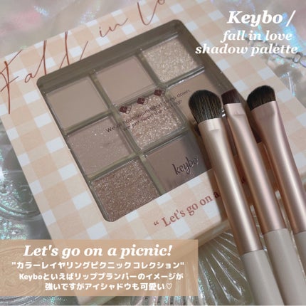 KEYBO FALL IN LOVE SHADOW PALETTE/keybo/アイシャドウパレットを使ったクチコミ(2枚目)