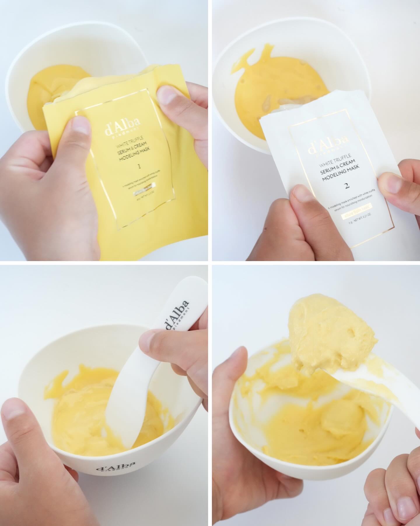 ホワイトトリュフセラムアンドクリームモデリングマスク/ダルバ/洗い流すパック・マスクを使ったクチコミ（3枚目）
