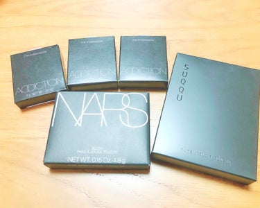 2018.01.11<<<本日の購入品( ¨̮ )❤︎*。


※2枚目参照

左上: NARS BLUSH<4013N> 
¥3672(税込)


右上: 
SUQQU ピュアカラーブラッシュ<04/