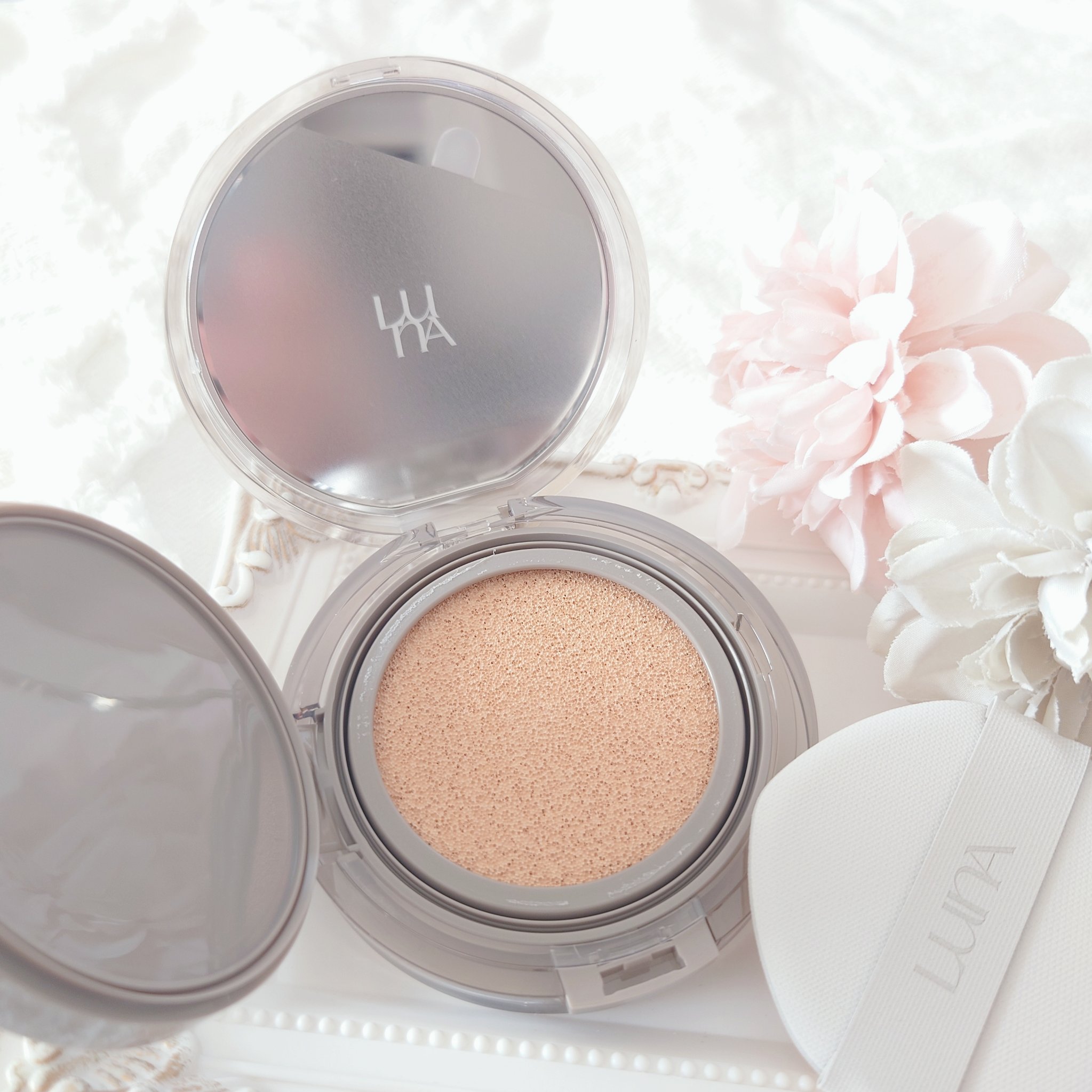 ブラーカバークッション/LUNA/クッションファンデーションを使ったクチコミ（3枚目）