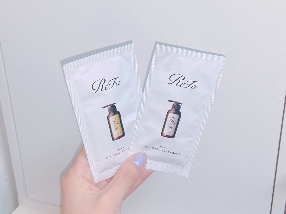 ReFa  イオンケア シャンプー / トリートメント



ReFaでヘアアイロンを購入した際に頂きました！

旅行に行った時に使ってみましたが、泡立ちも良く、しっとりして使いやすかったです◎

香りも強くなく、苦手な人は少ないかな？と思