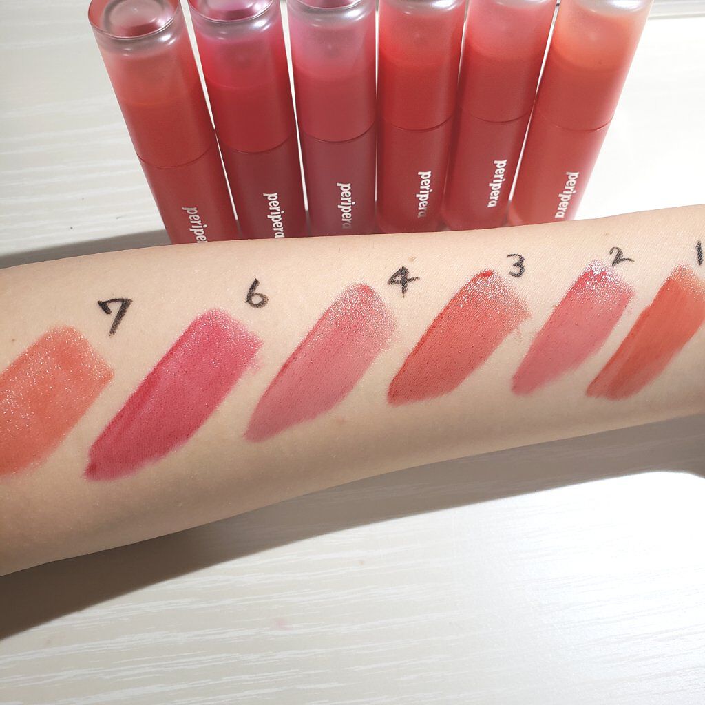 インク ムード ドロップ ティント/PERIPERA/リップグロスを使ったクチコミ（2枚目）