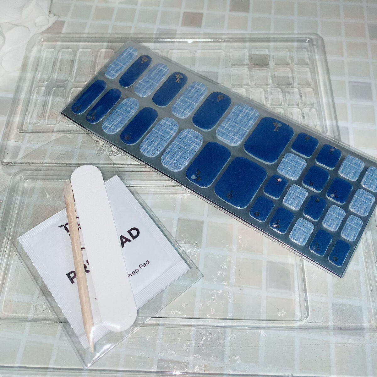 ネイルシール/Qoo10/ネイルシールを使ったクチコミ(3枚目)