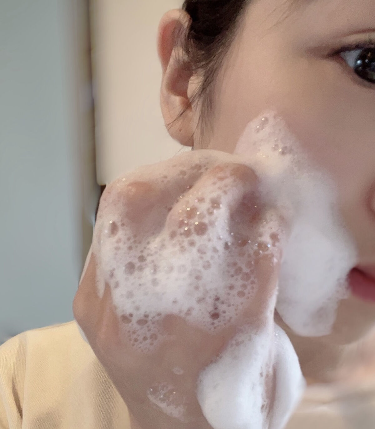 Remercierフェイスソープ/KACHI/洗顔石鹸を使ったクチコミ（3枚目）