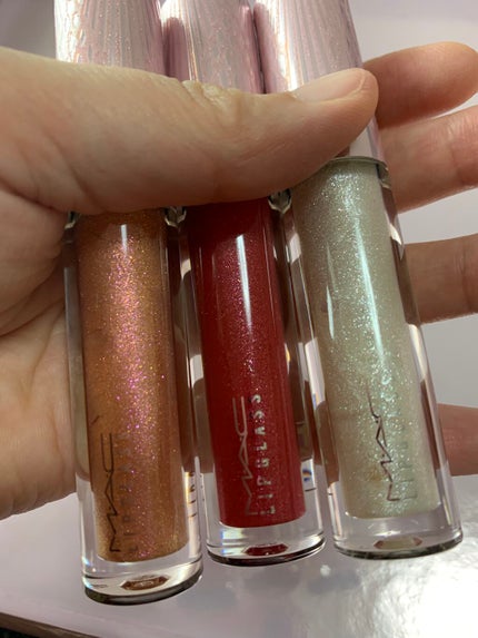 ちひろ on LIPS 「Macリップ・リップグロスクリスマスコフレこのリップに言えるい..」(4枚目)