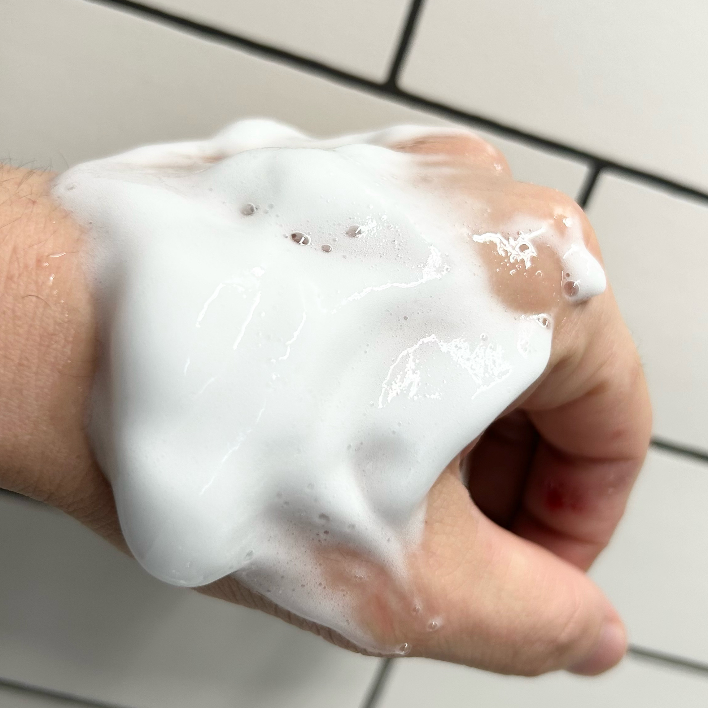 マイクロムース リフレッシャー/ALBLANC/泡洗顔を使ったクチコミ（3枚目）