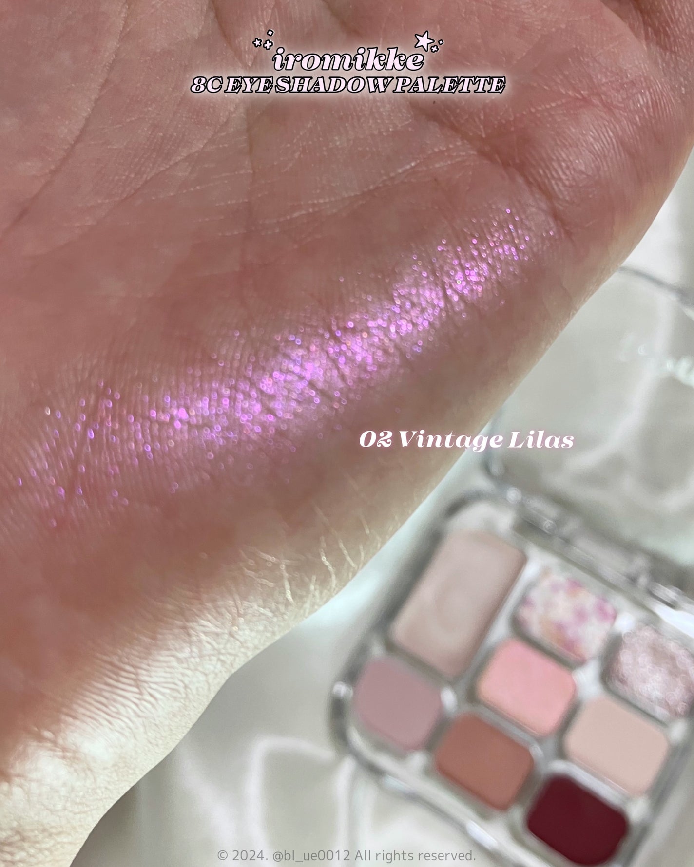 イロミッケ 8色アイシャドウパレット/iromikke/アイシャドウパレットを使ったクチコミ(3枚目)