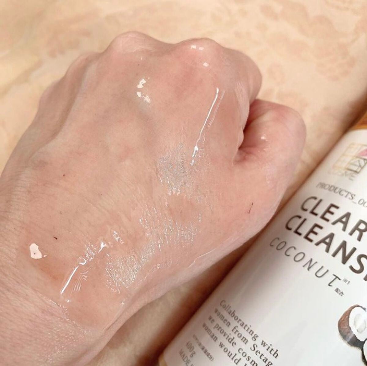クリアクレンジング ココナッツ/世田谷コスメ/クレンジングジェルを使ったクチコミ(4枚目)