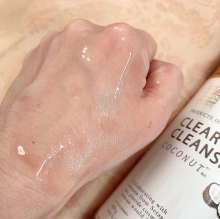 クリアクレンジング ココナッツ/世田谷コスメ/クレンジングジェルを使ったクチコミ(4枚目)