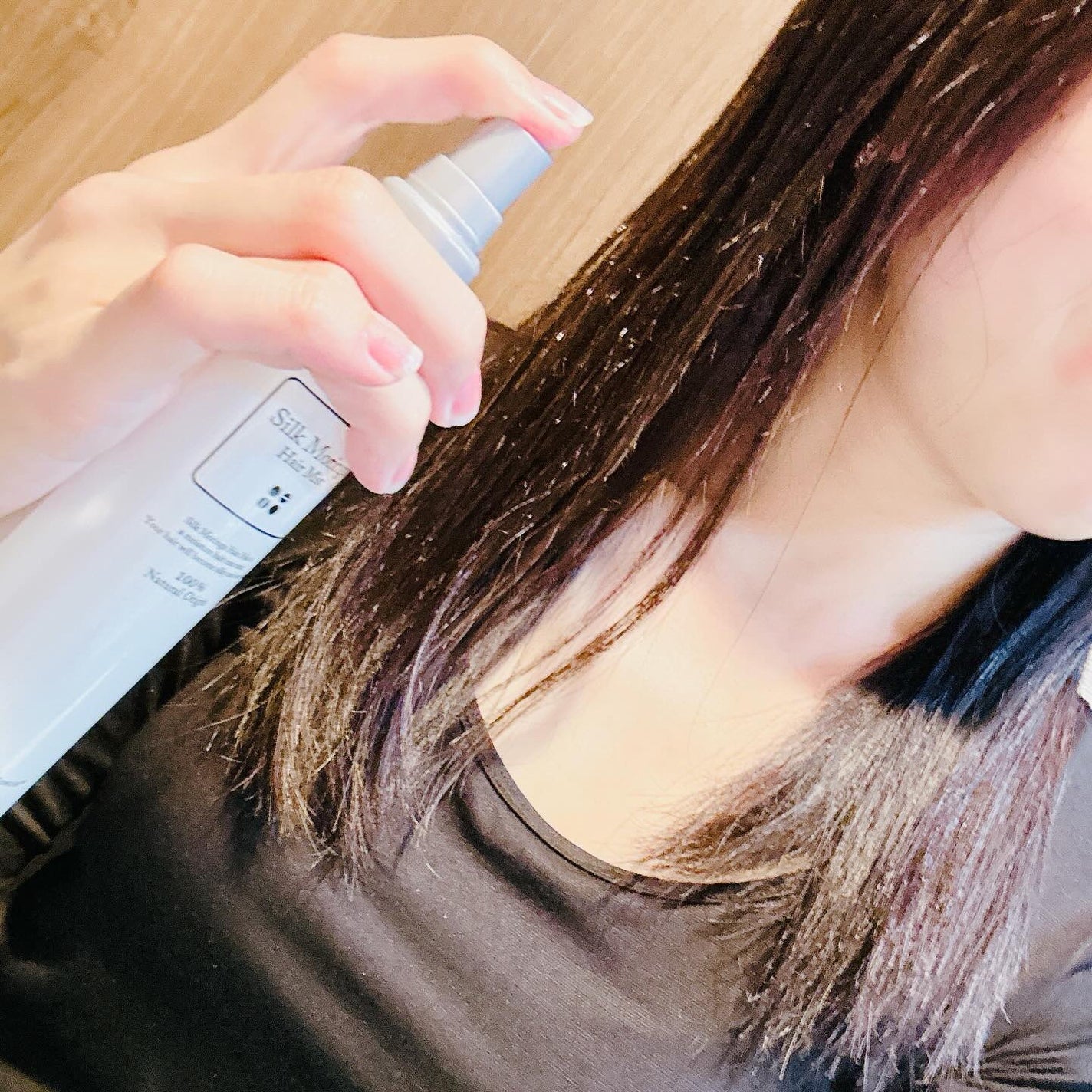 シルクモリンガミスト/魂の商材屋/ヘアミストを使ったクチコミ(3枚目)