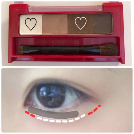 ビューティートリックアイブロー/インテグレート/パウダーアイブロウを使ったクチコミ(4枚目)