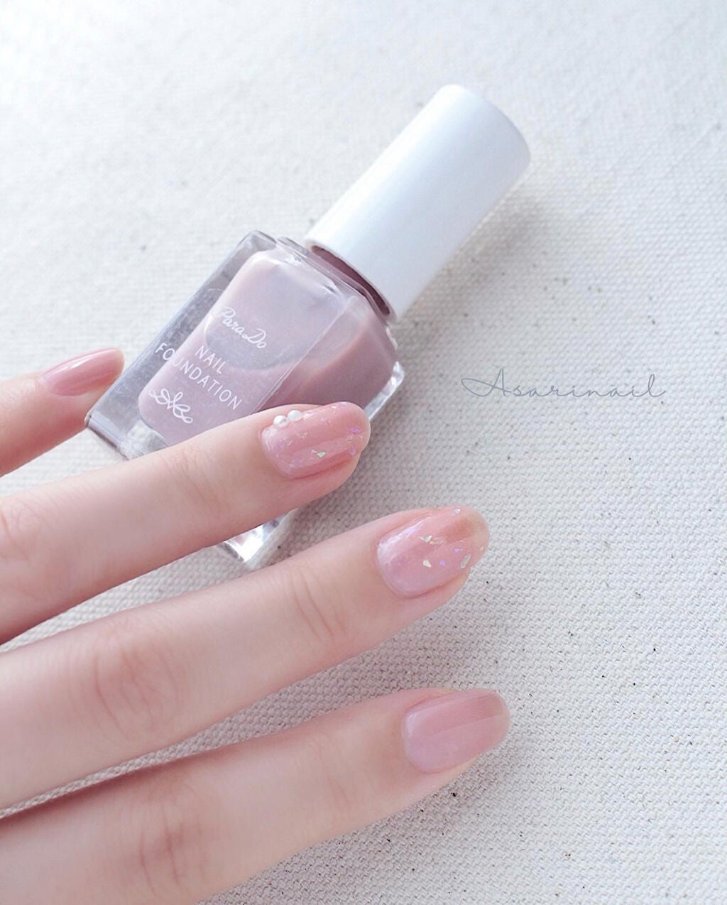 ネイルファンデーション/パラドゥ/マニキュアを使ったクチコミ(3枚目)