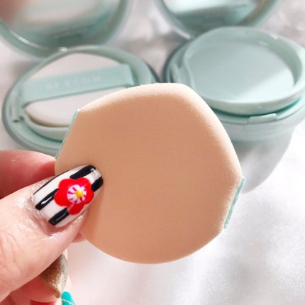 ピュアカーミングシカ クッションファンデーション/BY ECOM/クッションファンデーションを使ったクチコミ(2枚目)