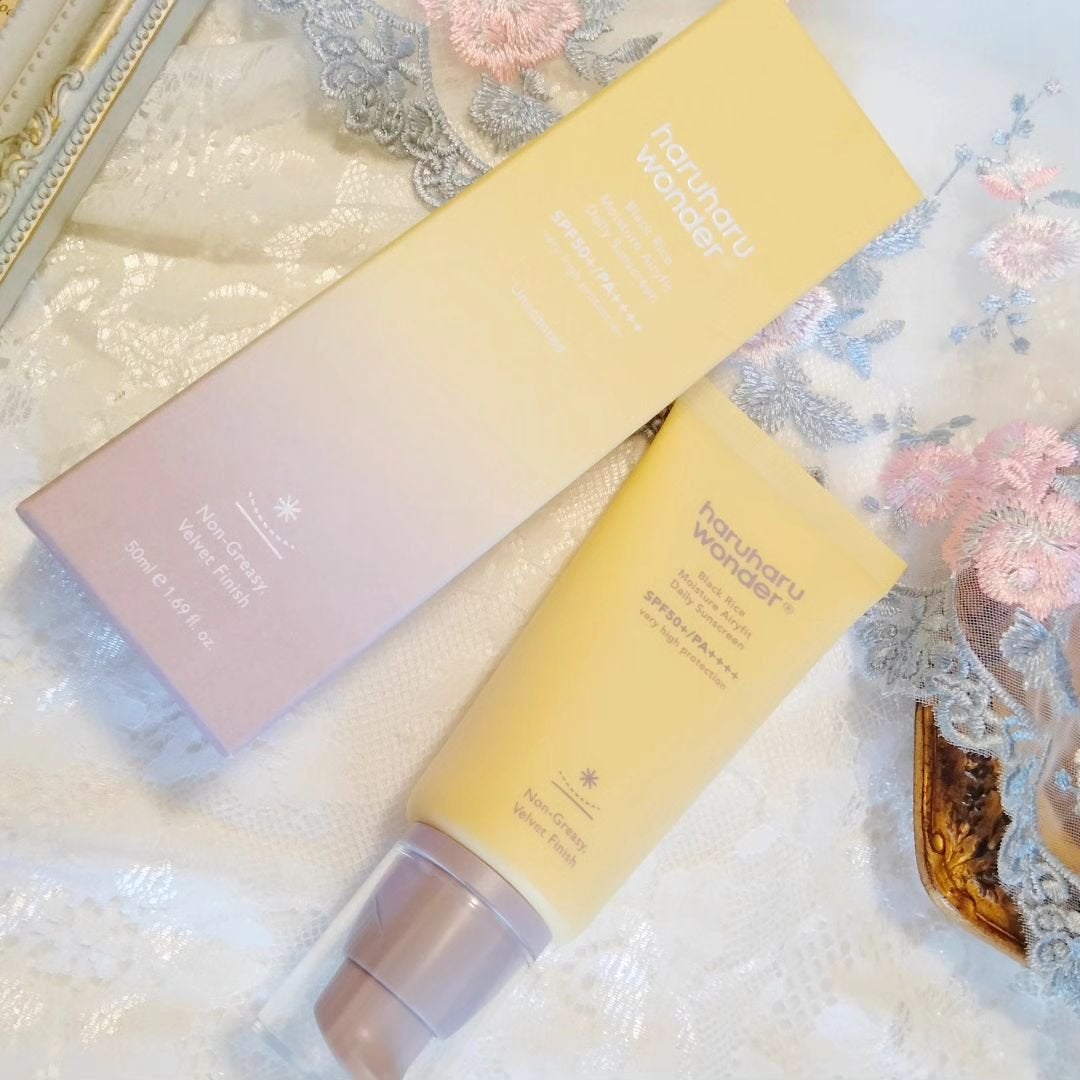 ブラックライスモイスチャーエアリーフィットデイリーサンスクリーン/haruharu wonder/日焼け止めクリームを使ったクチコミ(6枚目)