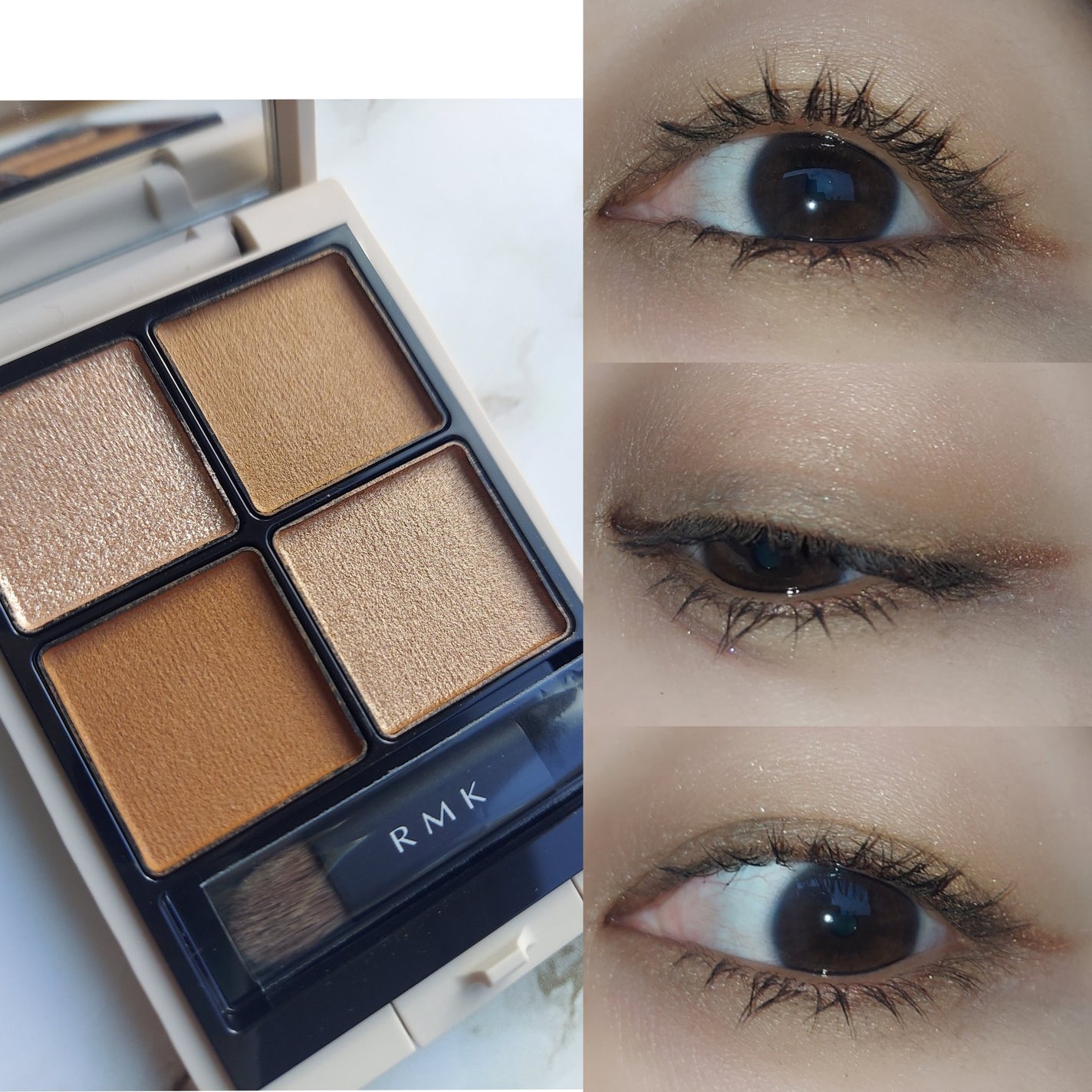 RMK シンクロマティック アイシャドウパレット/RMK/アイシャドウパレットを使ったクチコミ(6枚目)