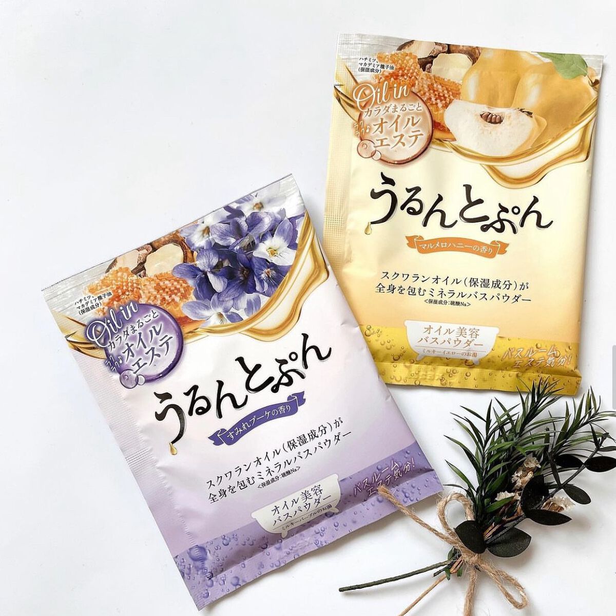 うるんとぷんオイルインバスパウダー/マックス/保湿系入浴剤を使ったクチコミ(1枚目)