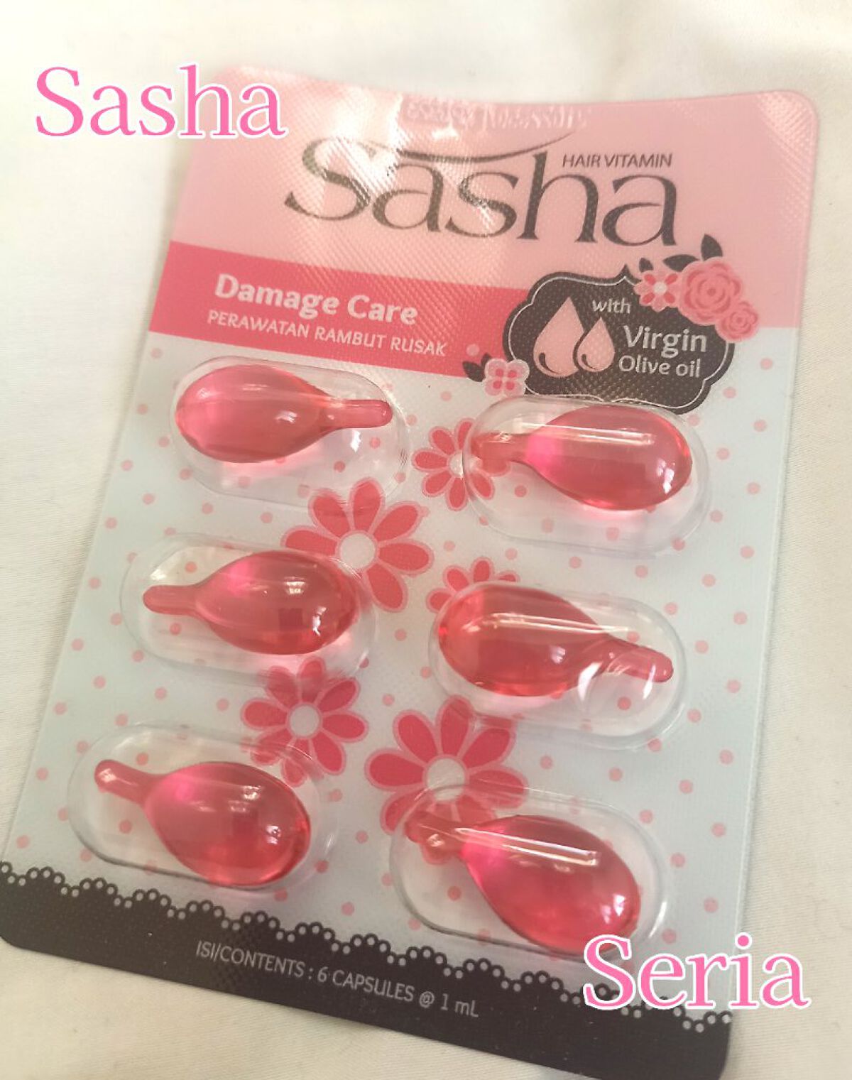 Sasha silky shineヘアオイル/Sasha/ヘアオイルを使ったクチコミ（1枚目）