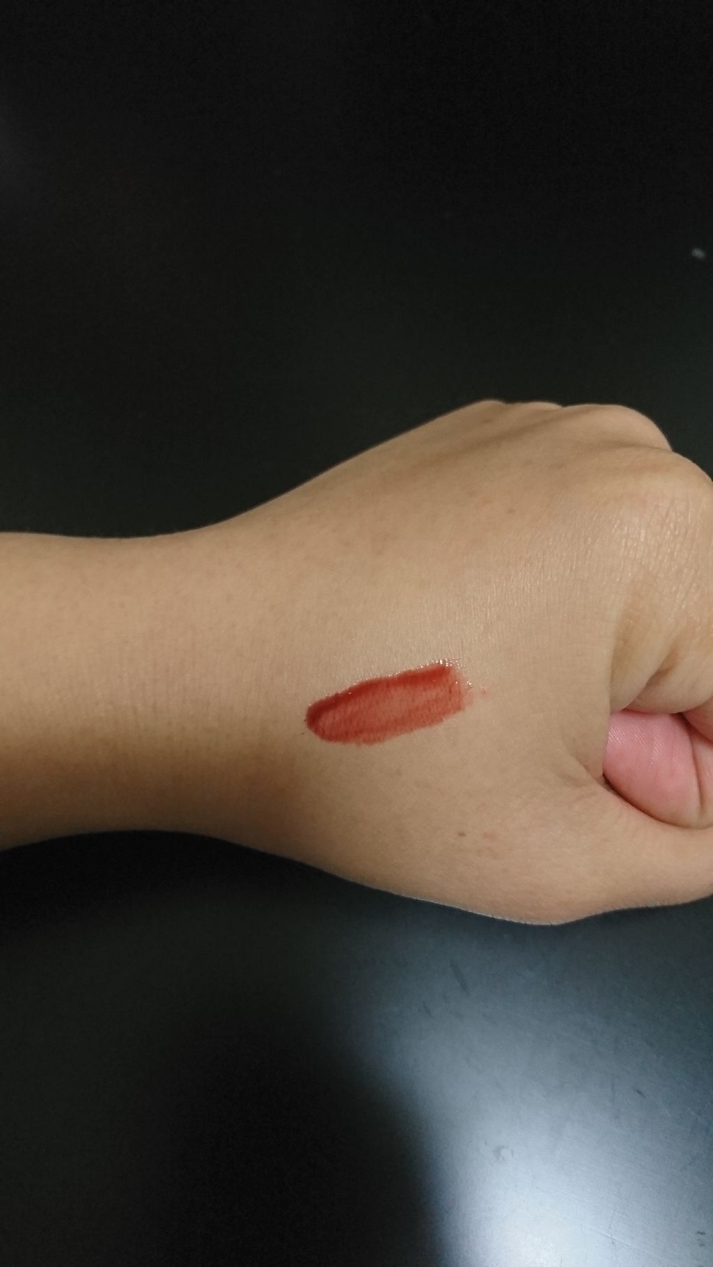 オイルティントリップ ダークレッド【WEB限定復刻】/CandyDoll/リップティントを使ったクチコミ（2枚目）