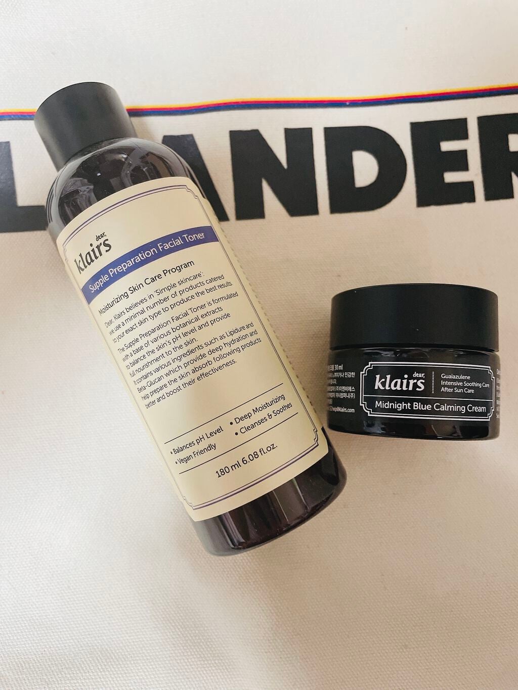 ミッドナイトブルーカーミングクリーム/Klairs/フェイスクリームを使ったクチコミ(1枚目)