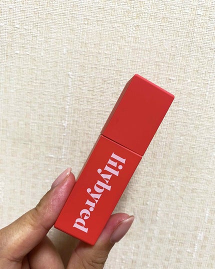 ブラッディライアー コーティングティント/lilybyred/リップティントを使ったクチコミ(2枚目)