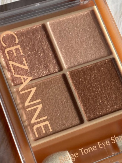 ベージュトーンアイシャドウ/CEZANNE/アイシャドウパレットを使ったクチコミ(1枚目)