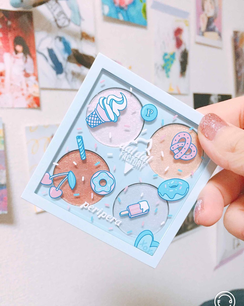 シュガートゥインクルグリッターパレット/PERIPERA/アイシャドウパレットを使ったクチコミ（1枚目）