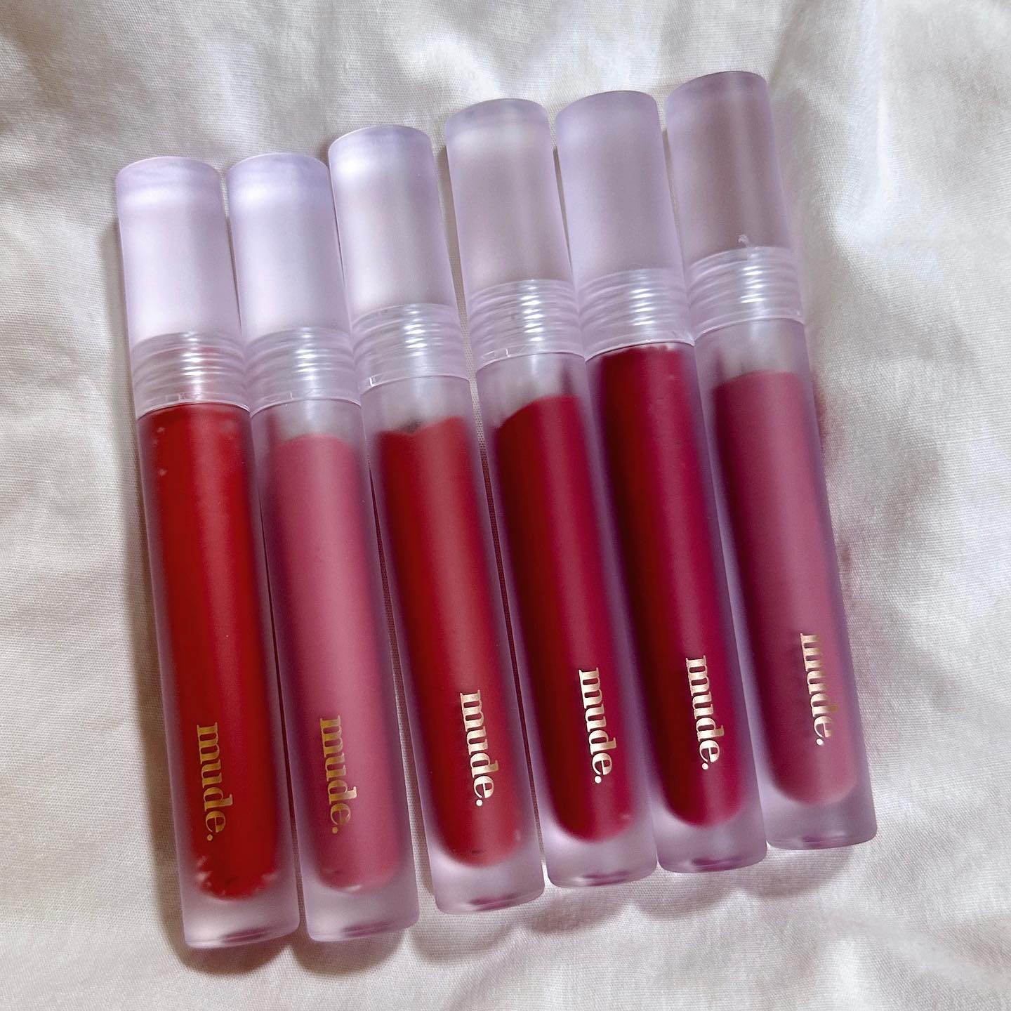 ソフトブラーティント/mude./リップティントを使ったクチコミ（3枚目）