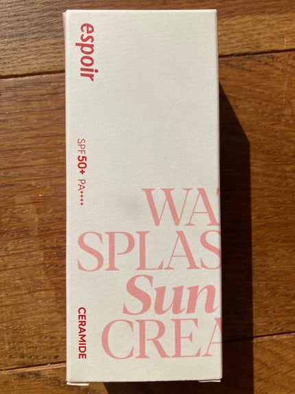 ウォータースプラッシュサンクリーム セラミド/espoir/日焼け止めクリームを使ったクチコミ(2枚目)