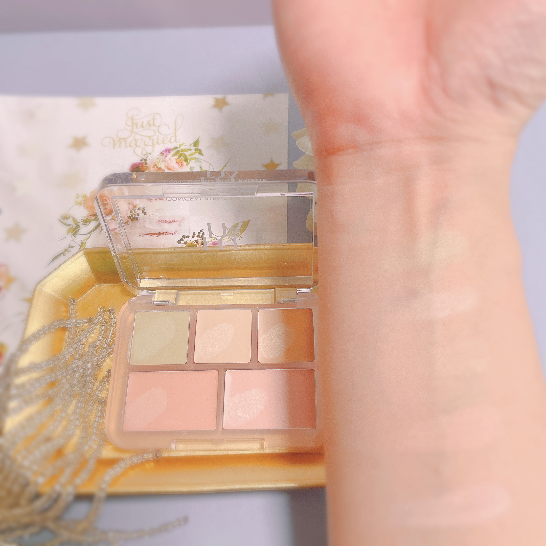 コンシールブレンダーパレット/LUNA/パレットコンシーラーを使ったクチコミ（3枚目）