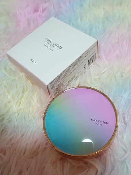 ピンクティーツリーカバークッション/APLIN/クッションファンデーションを使ったクチコミ(1枚目)