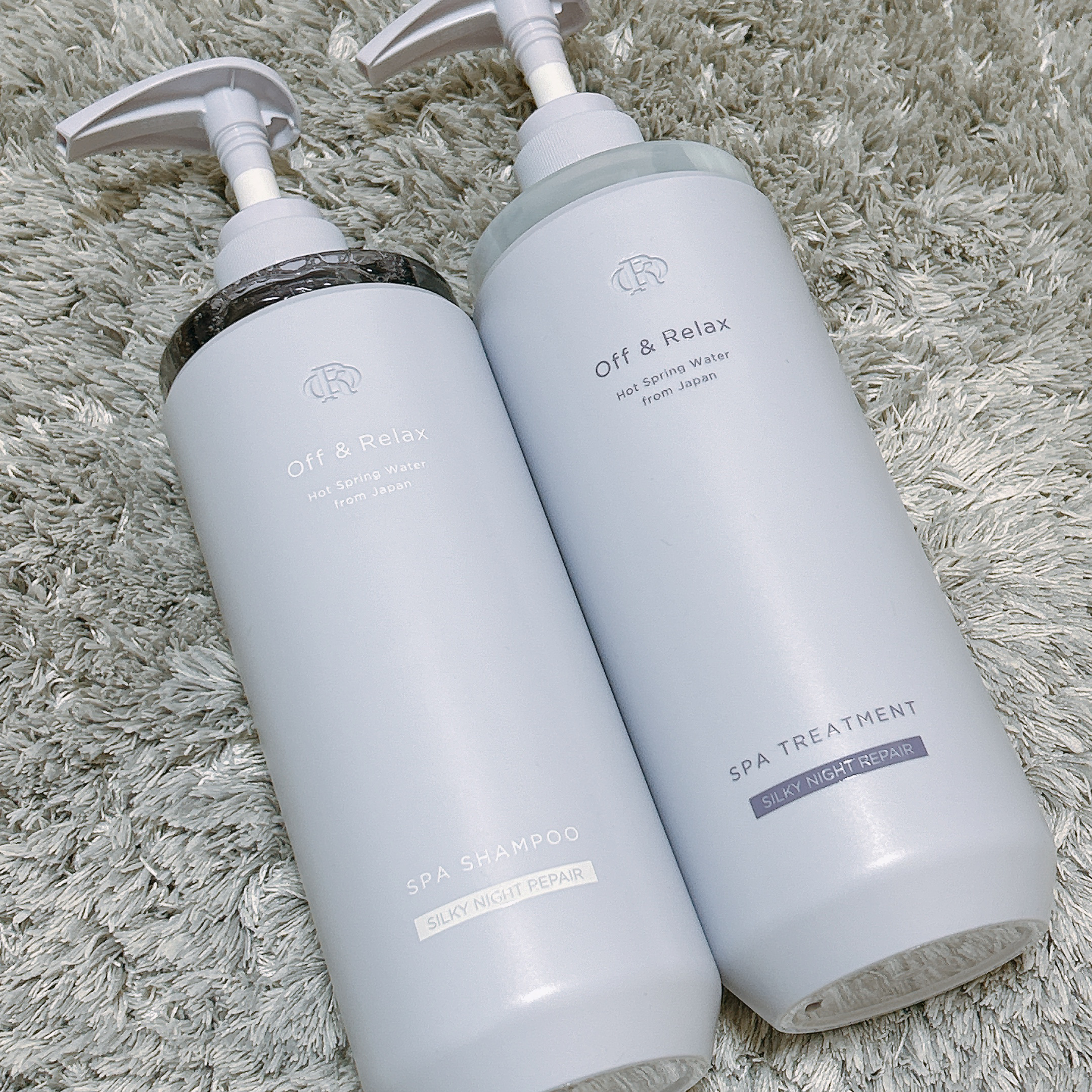 ＯＲ スパ・シャンプー／ヘアトリートメント シルキーナイトリペア/Off&Relax/市販シャンプーを使ったクチコミ（1枚目）
