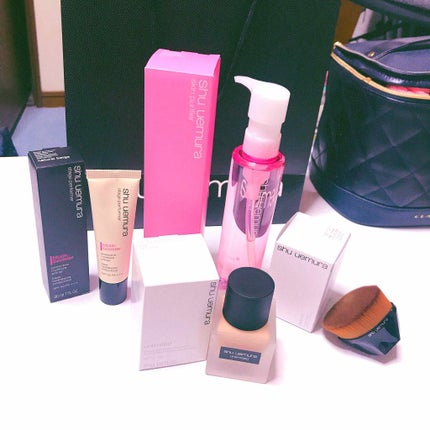 ペタル 55 ファンデーション ブラシ/shu uemura/メイクブラシを使ったクチコミ(1枚目)