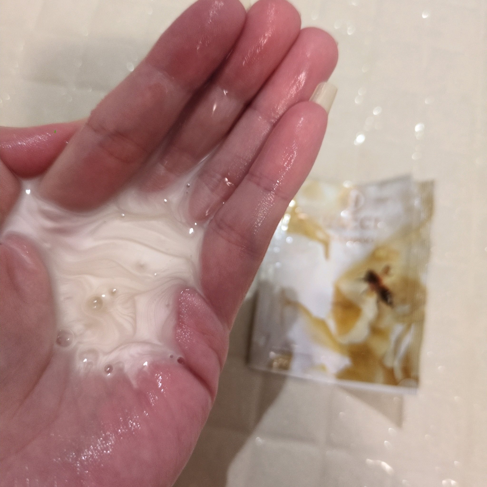 ブーケブランシャンプー／コンディショナー/HACCI/市販シャンプーを使ったクチコミ（3枚目）