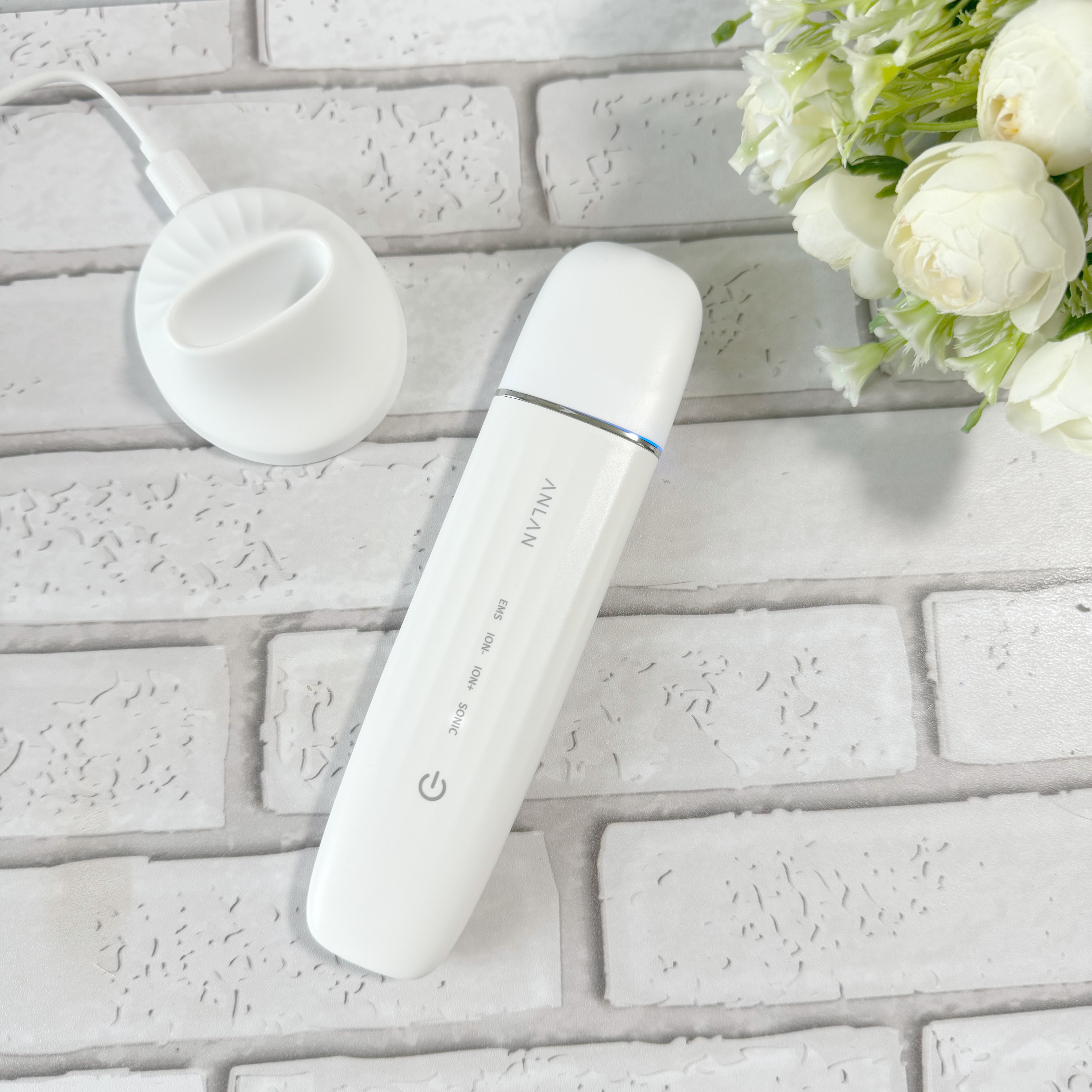 ウォーターピーリング超音波美顔器/ANLAN/美顔器・マッサージを使ったクチコミ（3枚目）