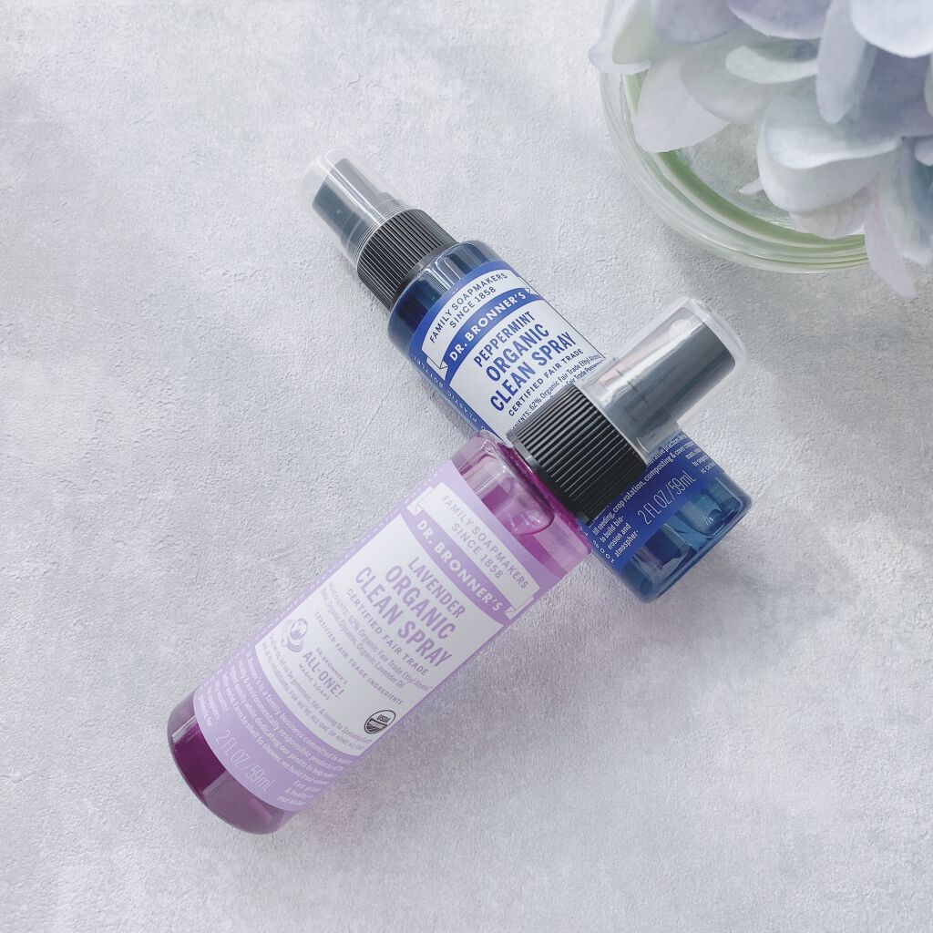 オーガニッククリーンスプレー   ラベンダー/Dr. Bronner's Magic Soaps(海外)/その他を使ったクチコミ(10枚目)