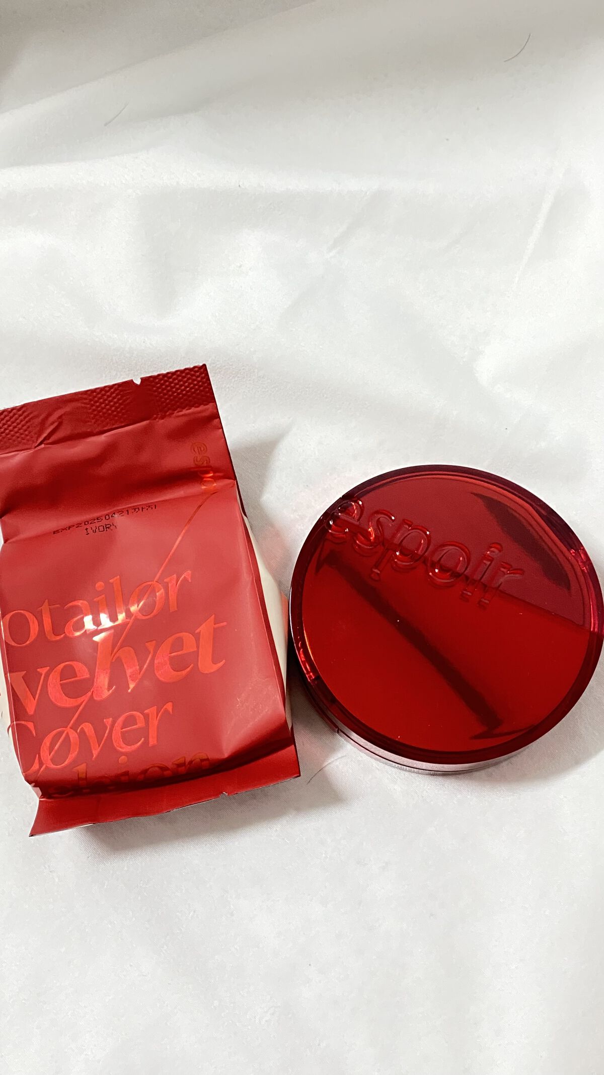 プロテーラービーベルベットカバークッション/espoir/クッションファンデーションを使ったクチコミ（2枚目）