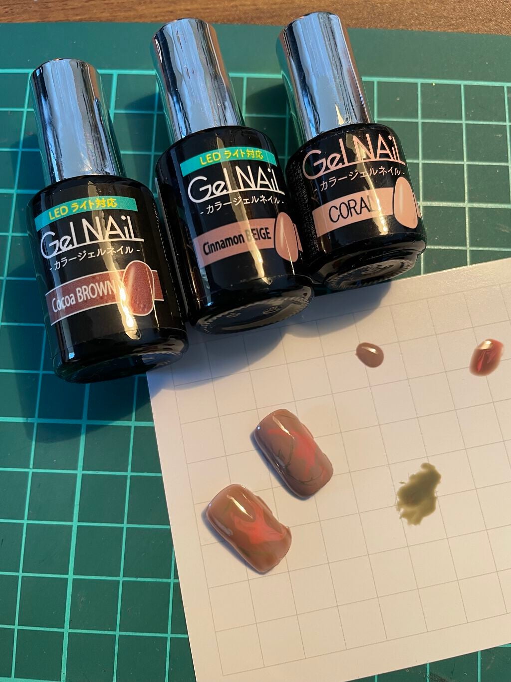 ジェルネイル(ライト対応)/セリア/ジェルネイルを使ったクチコミ(1枚目)