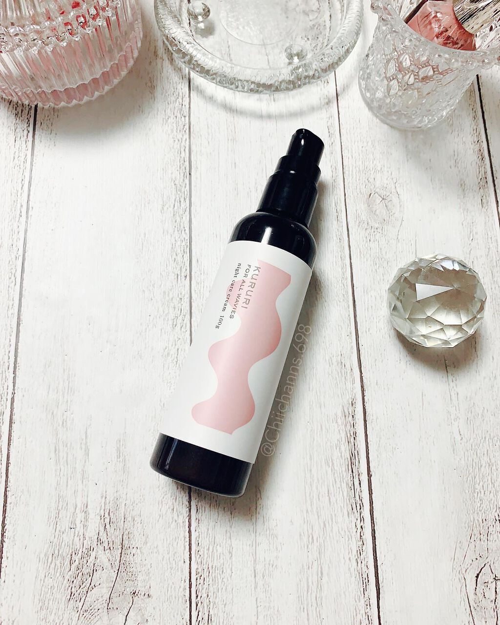 クルリ ナイトケア クリーム/KURURI/アウトバストリートメントを使ったクチコミ(4枚目)