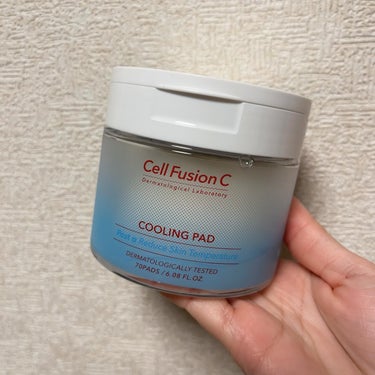 🤍Cell FusionC クーリングパッド

🧊 肌温度-5.7℃ 🧊クーリングパッド70枚 🧊
 -  やわらかいパットでヨレなく密着
 -  火照った肌を即効クーリング！
　毛穴をきゅっと引き締め