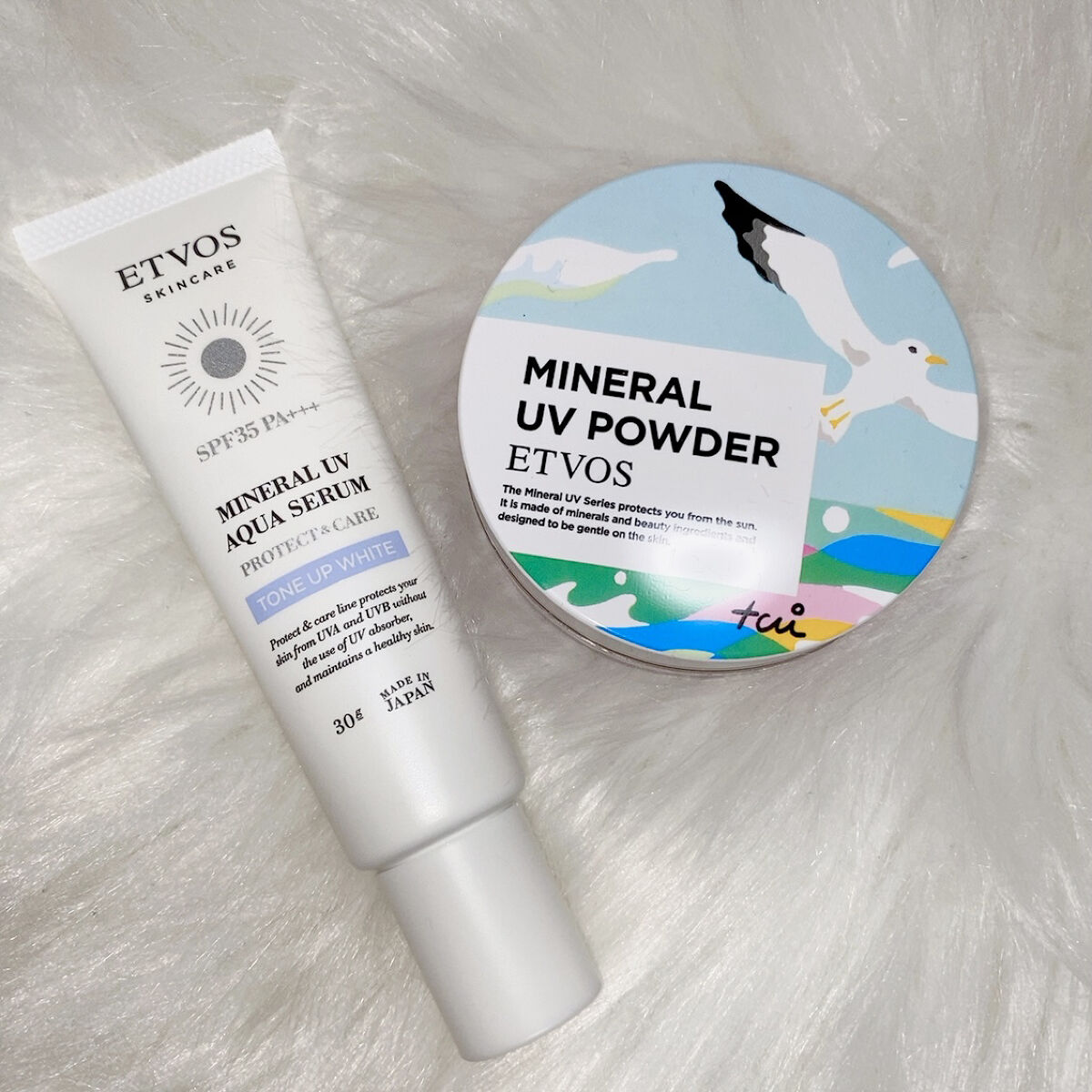 ミネラルUVアクアセラム/エトヴォス/美容液を使ったクチコミ（2枚目）