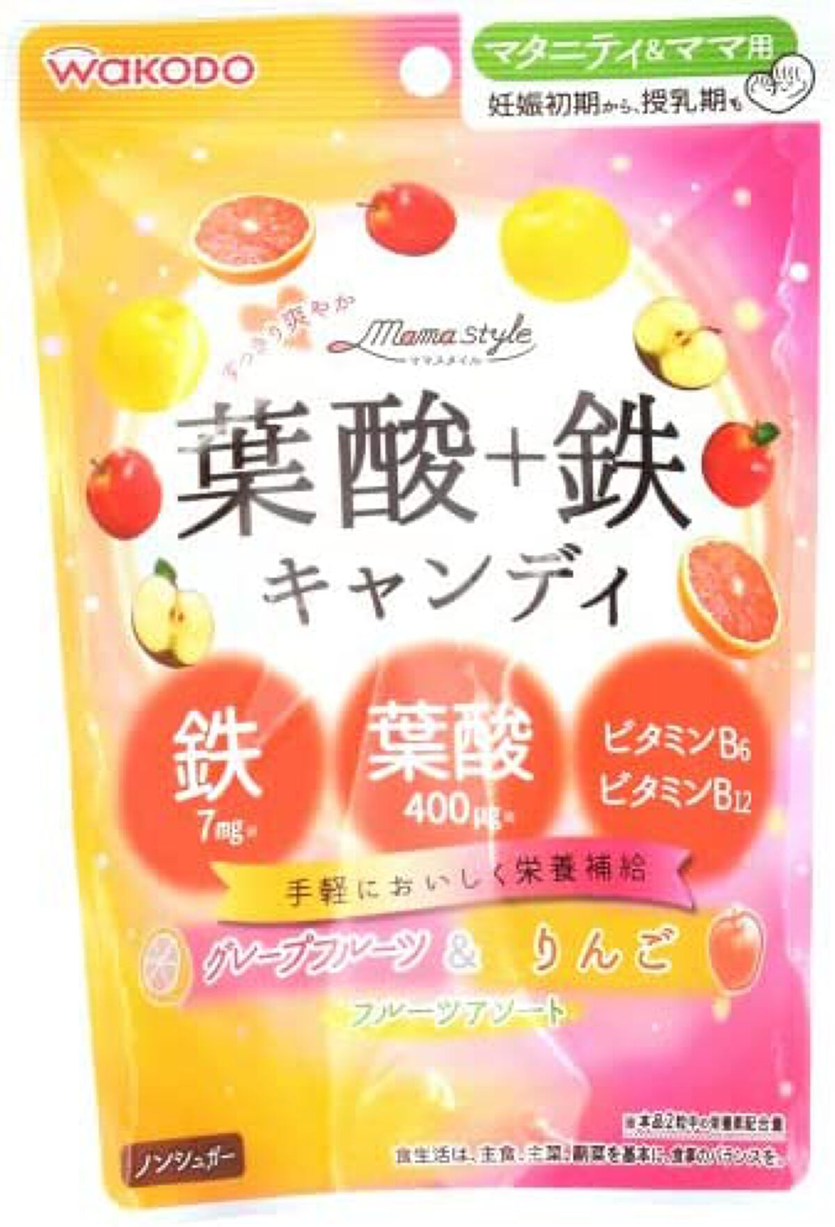 ママスタイル  葉酸+鉄キャンディ / WAKODO