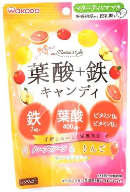 WAKODO ママスタイル 葉酸+鉄キャンディ