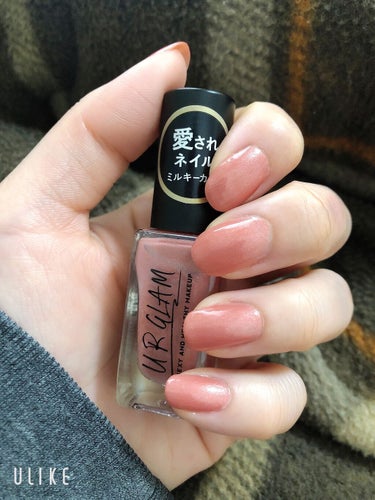 UR GLAM　COLOR NAIL SELECTION RS2＜ミルキーカラー＞/U R GLAM/マニキュアを使ったクチコミ（1枚目）