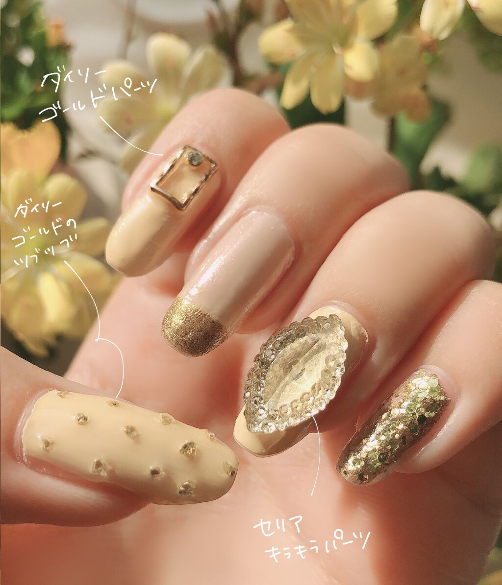 ウィンマックス ラブエンゼルネイルカラー/DAISO/マニキュアを使ったクチコミ（2枚目）