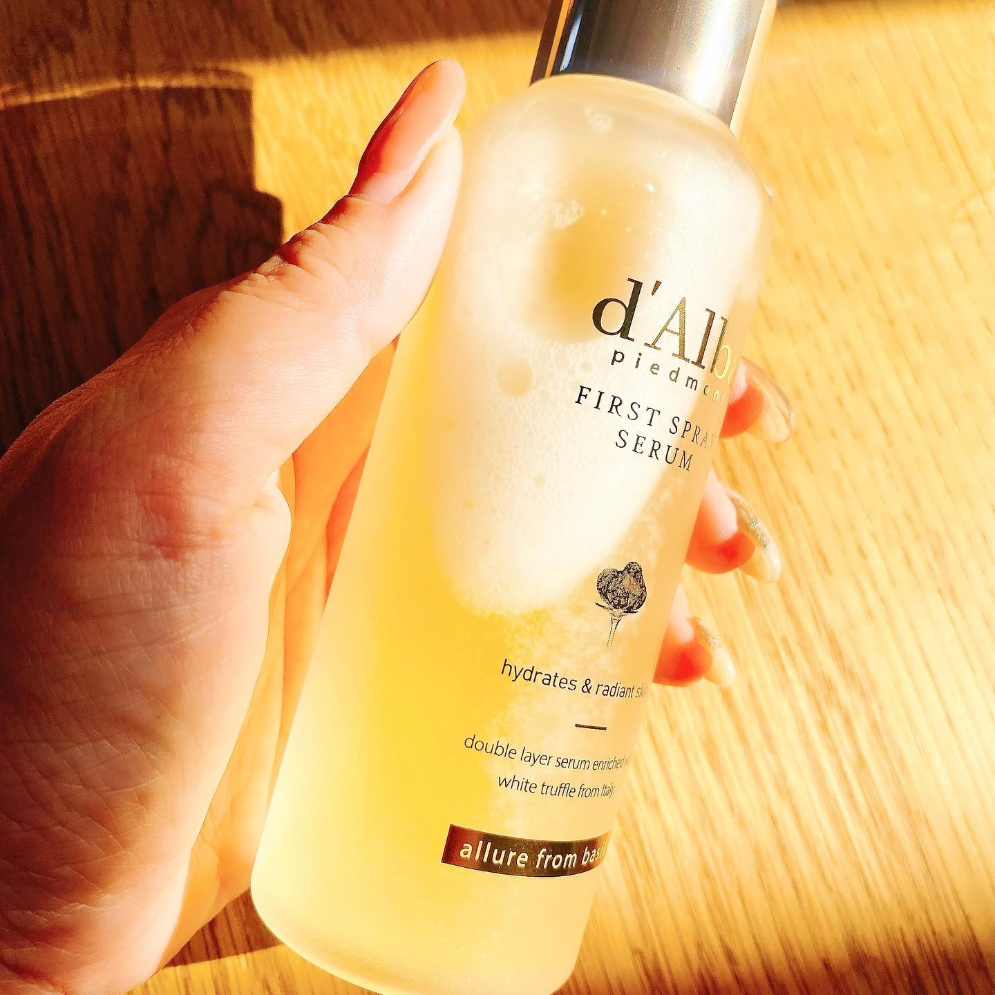 ダルバ ホワイトトリュフファーストスプレーセラム/ダルバ/ミスト状化粧水を使ったクチコミ（2枚目）