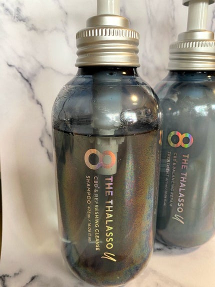 エイトザタラソ ユー CBD&リフレッシング クレンズ 美容液シャンプー/CBD&バランシング ダメージリペア 美容液ヘアトリートメント/エイトザタラソ/市販シャンプーを使ったクチコミ(1枚目)
